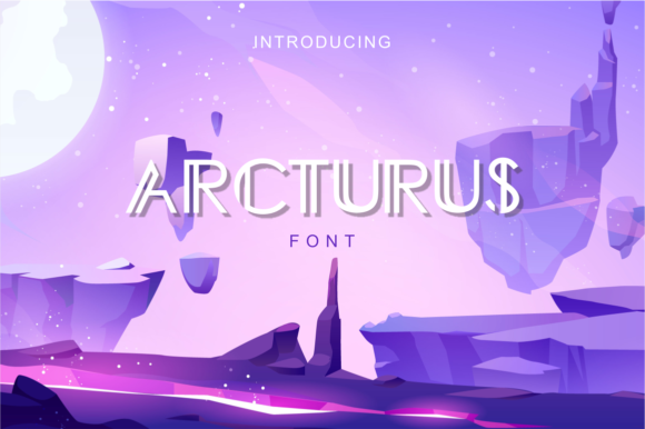 Arcturus: A Modern Display Font for Creative Projects