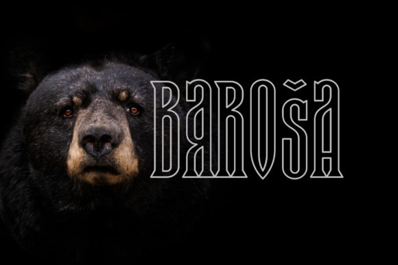 Baroša: A 3D Display Font for Bold Digital Branding