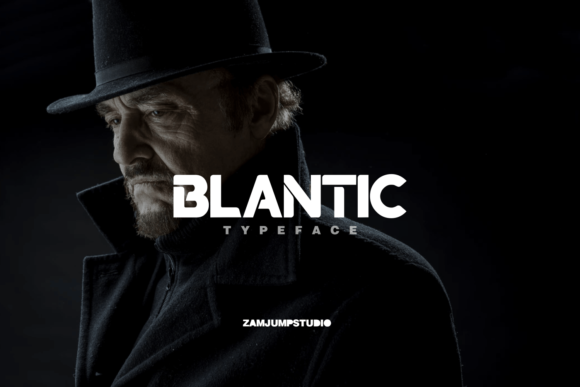 Blantic: A Bold Display Font for Eye-Catching Campaigns