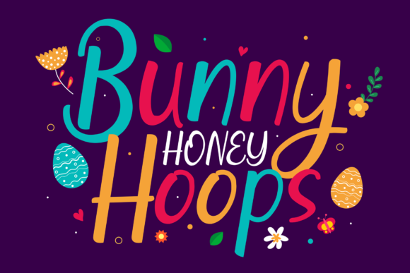 Bunny Hoops Display Font for Playful Branding Projects
