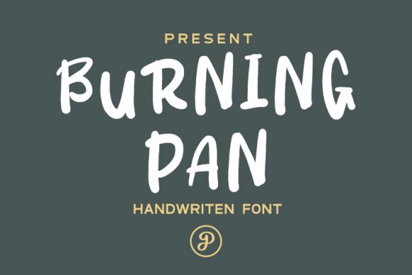 Burning Pan: A Quirky Display Font for Creative Projects