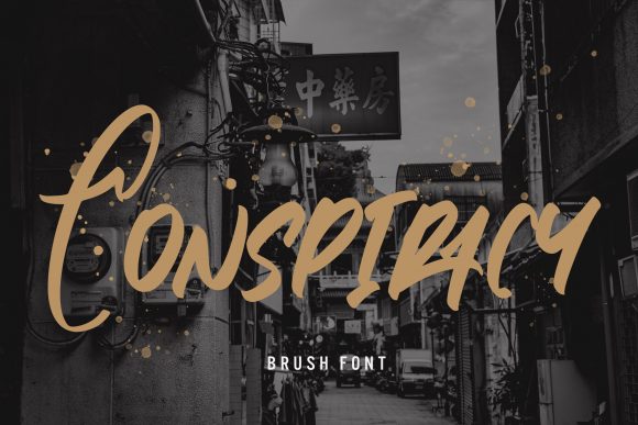 Conspiracy Font for Bold Editorial Designs