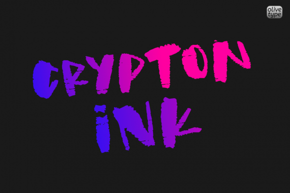 Crypton Ink: A Stylish Display Font for Creative Makers