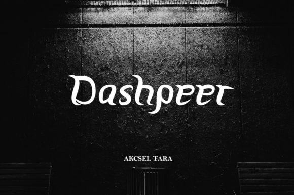 Dashpeer: A Unique Display Font for Editorial Projects