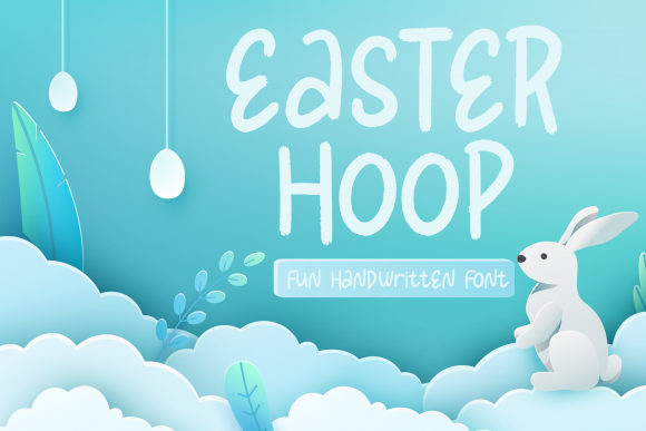 Easter Hoop Display Font for Web Design