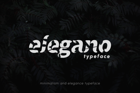 Elegano Display Font for Modern Editorial Design