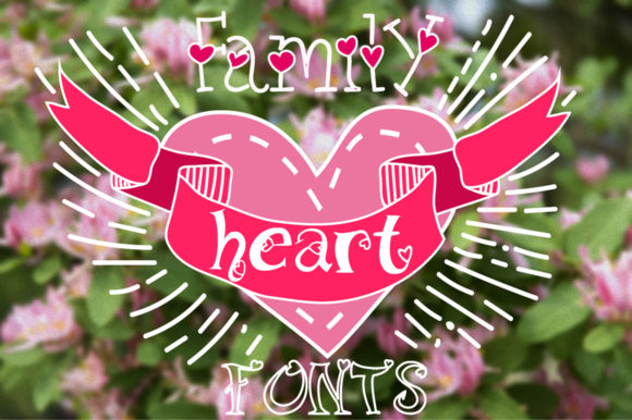 Family Heart Font for Modern Editorial Design