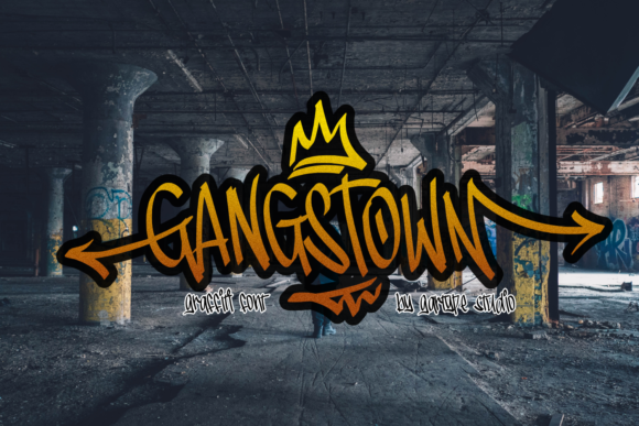 Gangstown Font for Creative Display Needs