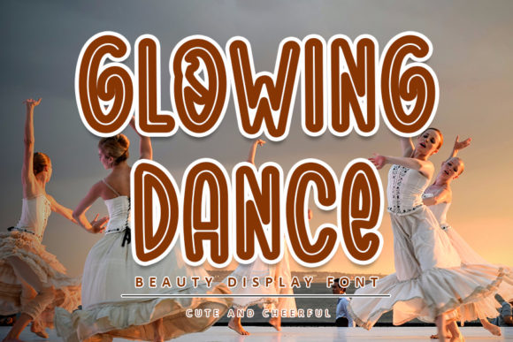 Glowing Dance: A Display Font That Elevates Campaign Design