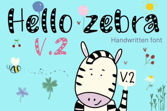 Hello Zebra: A Quirky Display Font for Creative Branding