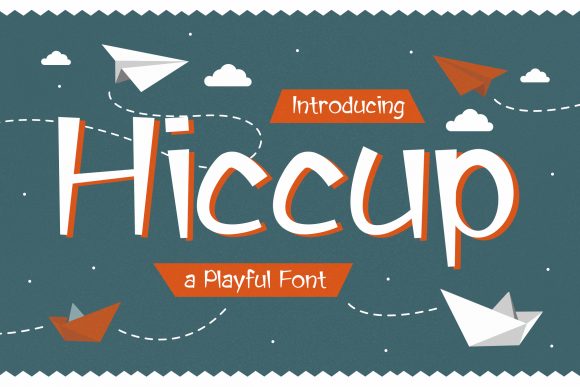 Hiccup Font for Whimsical Editorial Design