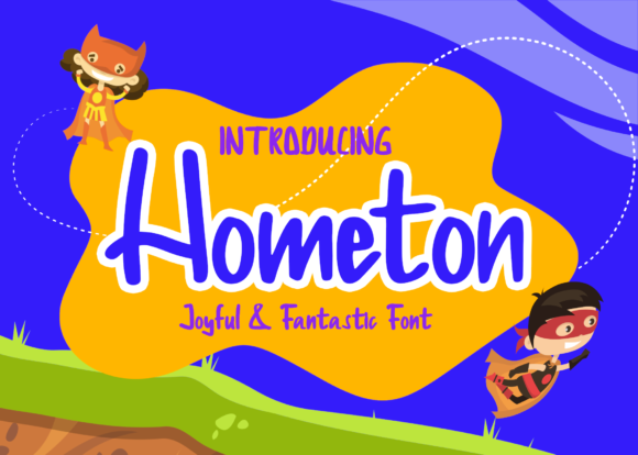 Hometon Font for Handmade Creations and Shop Branding
