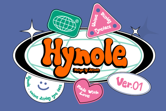 Hynole: A Retro Display Font for Strong Branding
