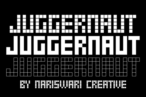 Juggernaut Display Font for Bold Web Design