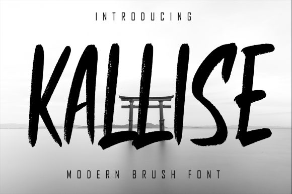 Kallise: A Rough Textured Display Font for Bold Editorial Design