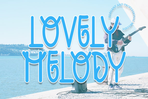 Lovely Melody Display Font for Whimsical Editorial Design