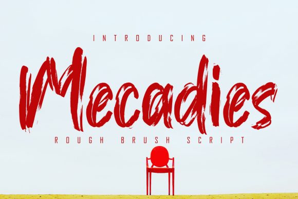 Mecadies Display Font for Modern Editorial Design