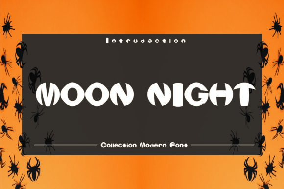 Moon Night Font for Elegant Editorial Design