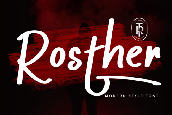 Rosther Font for Charming Handmade Creations