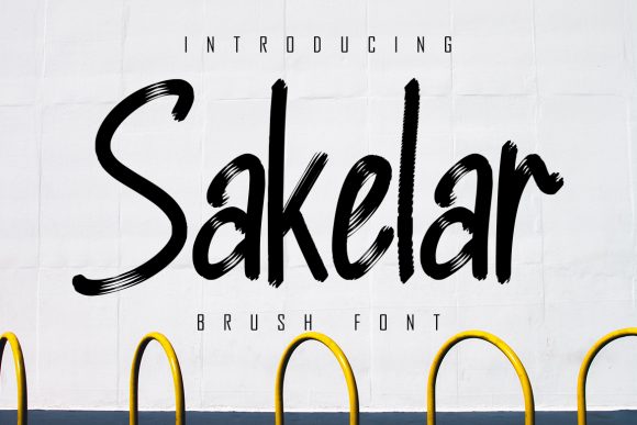 Sakelar: A Rough Textured Display Font for Creative Projects