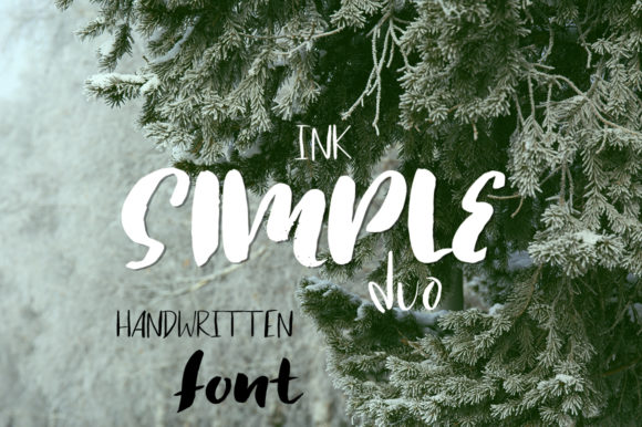Simple Ink Duo: A Timeless Display Font for Creative Projects