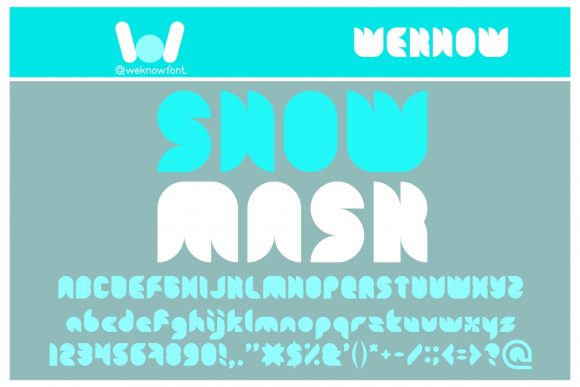 Snow Mask Display Font for Modern Web Design
