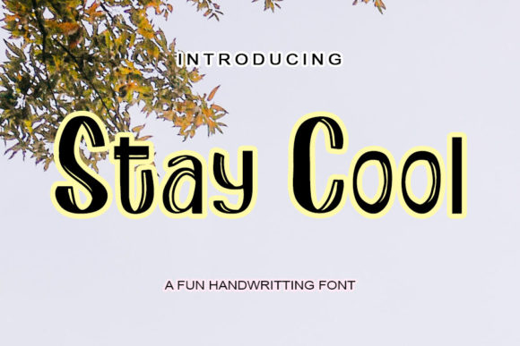 Stay Cool: A Trendy Display Font for Creative Branding