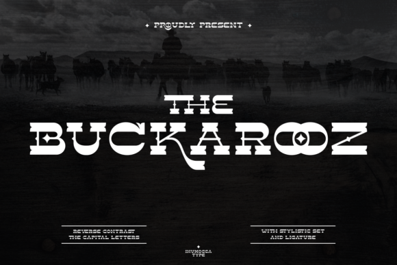 The Buckarooz: A Bold Display Font for Your Brand's Visual Identity