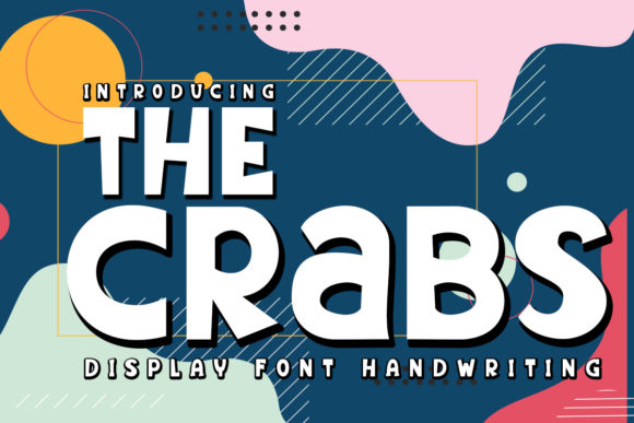 The Crabs Display Font for Web Design and Branding