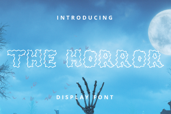 The Horror: A Bold Display Font for Scary and Stylish Designs