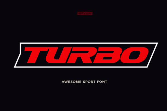 Turbo Display Font for Bold Web Design