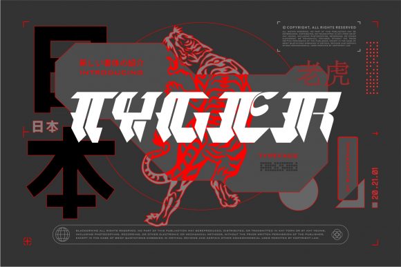 Tyger: A Modern Display Font for Standout Branding