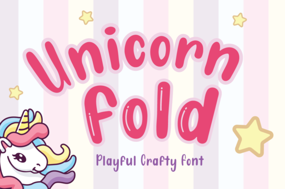 Unicorn Fold: The Playful Font for Eye-Catching Campaigns
