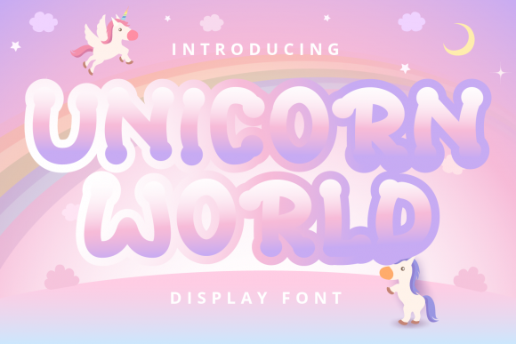 Unicorn World Font for Creative Branding and Design Projects