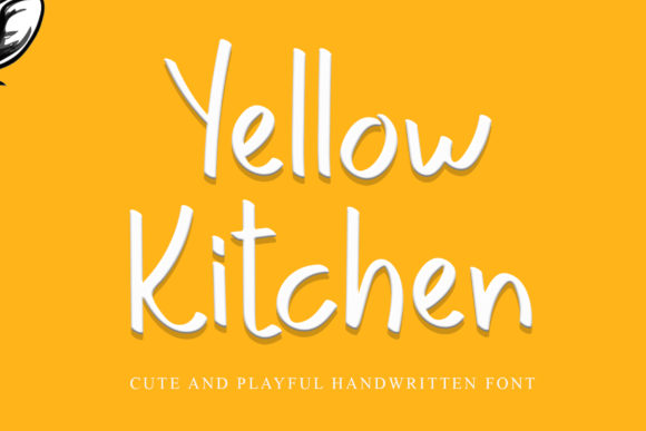 Yellow Kitchen Font for Modern Web Design